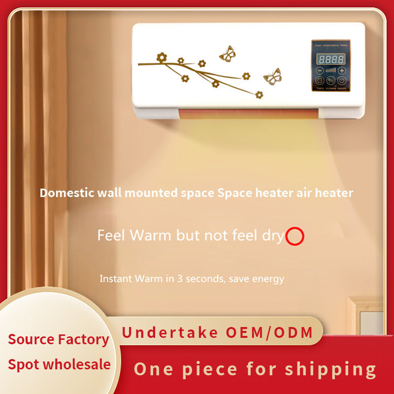 Wall Air Conditioner Digital Control Energy Efficient Quiet Operation with Remote and Timer