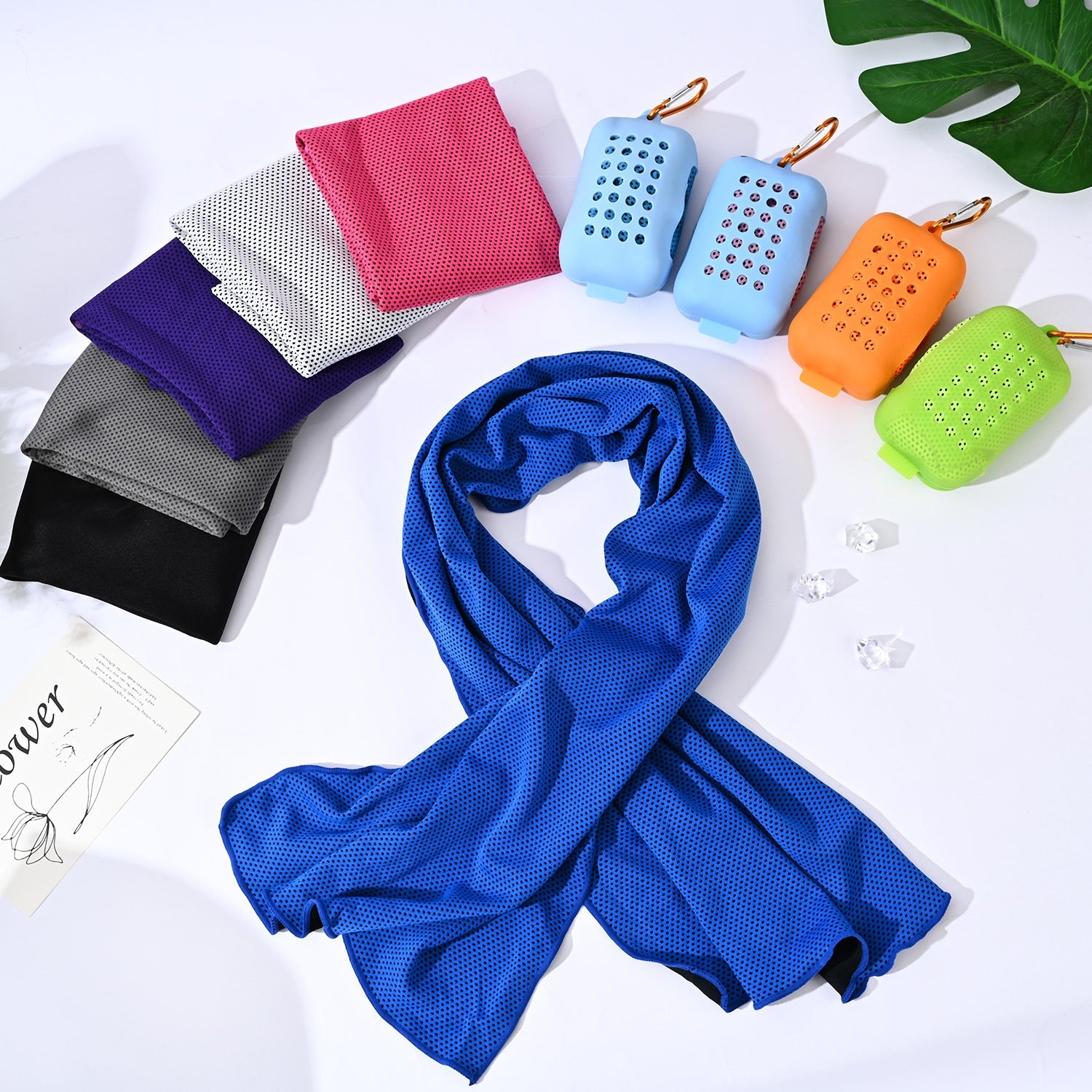 Women's Breathable Microfiber Scarf Lightweight Perforated Design Soft Comfort