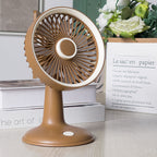 Compact USB Fan Portable Quiet Adjustable Tilt Table Desk Fan