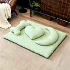 Harrow Luxury Cat Bed with Ergonomic Cushion Non-Slip Base and Washable Cover
