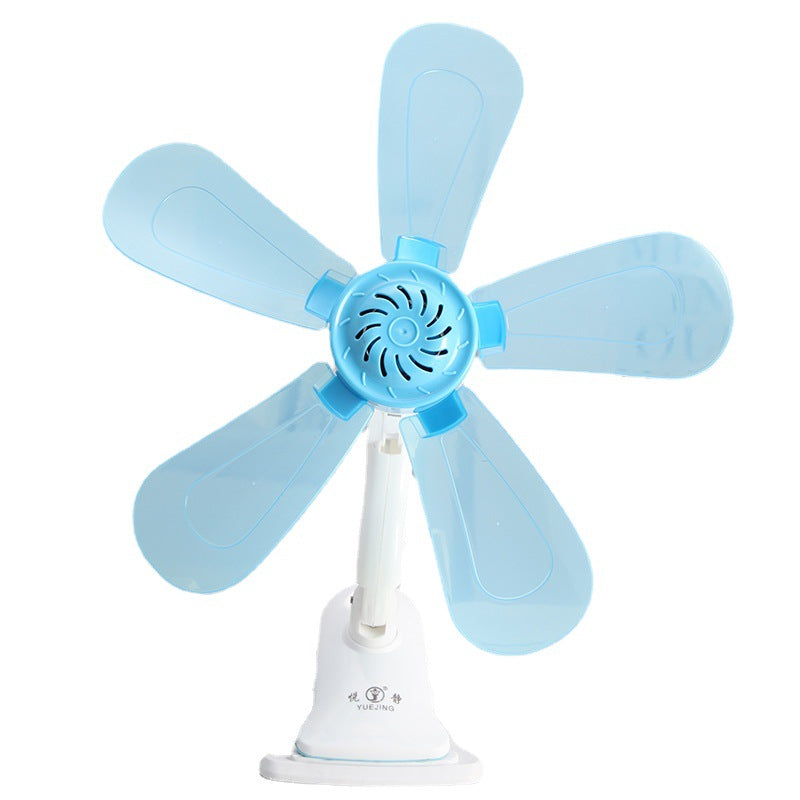 Ladies Table Fan with Flexible Holder and Comfortable Control Compact Design