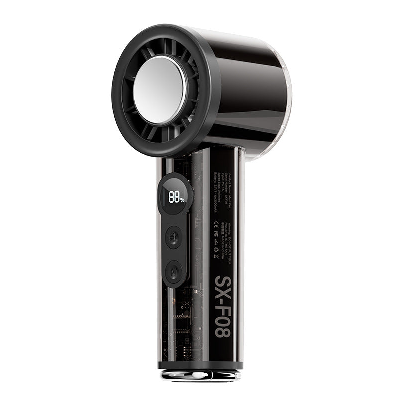 High-Powered Portable Hair Dryer Unisex Lightweight Compact with Digital Display and Multiple Heat Settings
