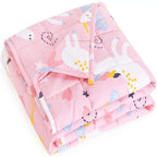 Children's Blanket Cotton Dinosaur Design Blue Cozy Bed Throw