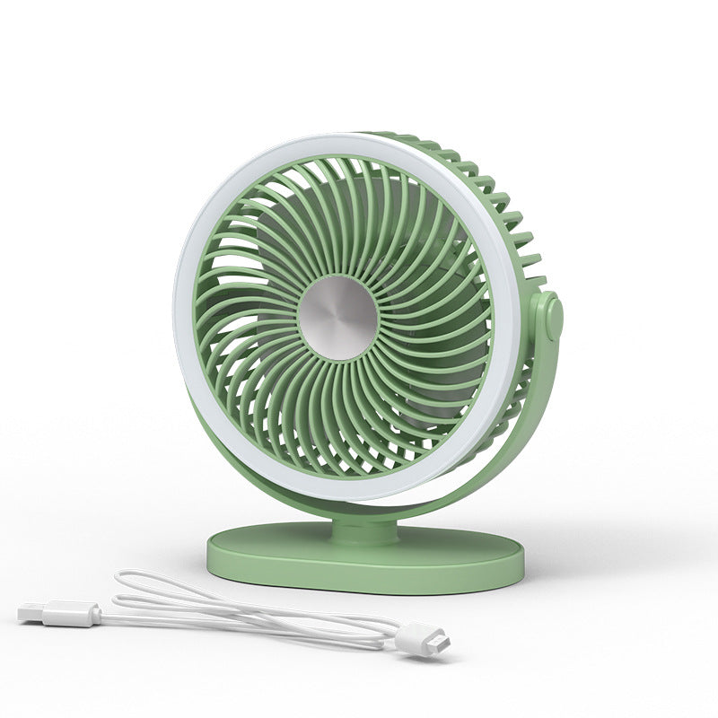 Portable USB Desk Fan with Adjustable Head Lightweight Compact Design
