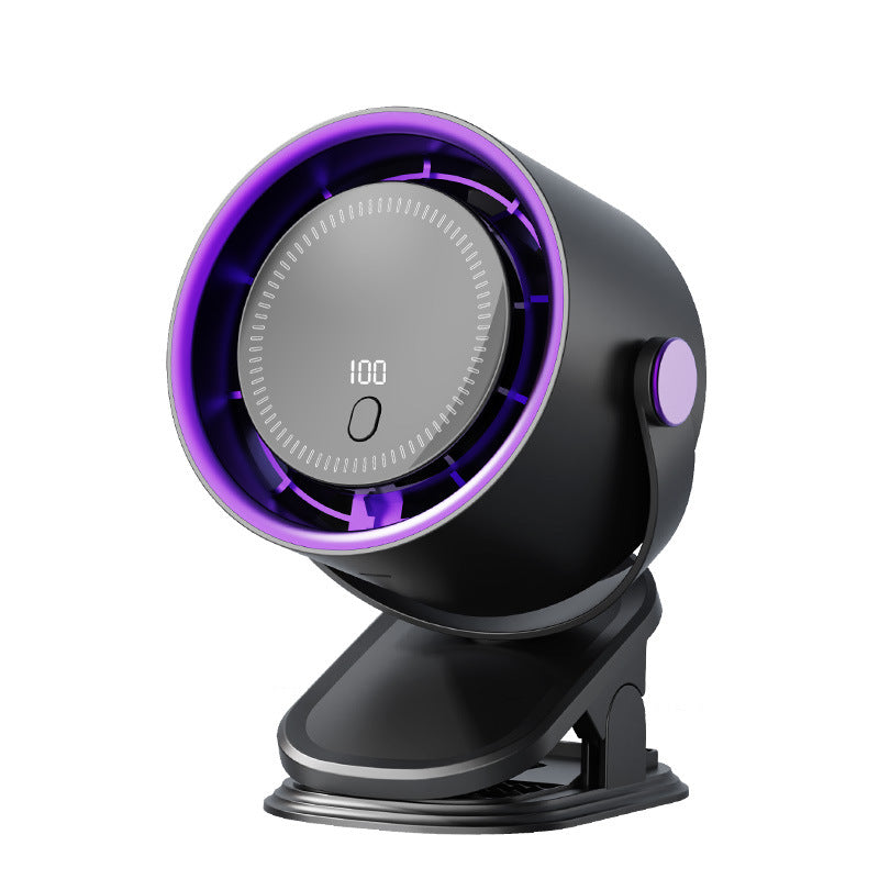 Compact Table Fan with Smart Touchscreen Control Quiet Operation