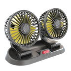Harrow Dual Fan Car Air Circulation System Portable Adjustable Speed Vehicle Cooler