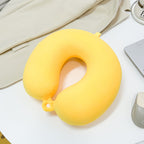Ergonomic Neck Pillow with Velvety Cover Lightweight Portable Travel and Office Support
