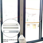 Portable Air Conditioner Window Vent Adapter Kit Adjustable Sliding Panel Oval Exhaust