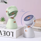 Portable Mini Fan USB Powered Flexible Tilt Quiet Operation Compact Design