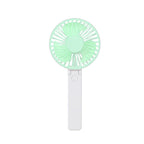 Portable Handheld Cooling Fan Rechargeable Battery Multiple Speeds Compact Lightweight