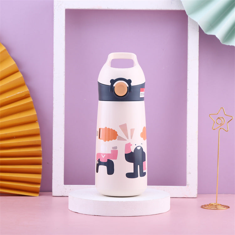 Insulated BPA-Free Women’s Water Bottle Leak-Proof Lid Stylish Design