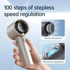 Rechargeable Cordless Hair Dryer Portable Handheld Digital Display Multi-Speed