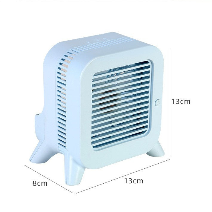 Compact Table Fan with Adjustable Speed Quiet Portable Desk Fan