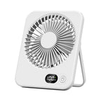 Portable Table Fan Battery Operated Compact Lightweight with Multiple Speeds