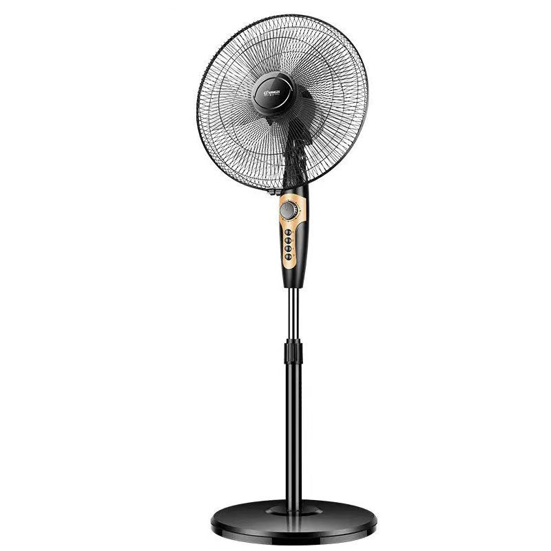 Stand Fan with 3 Speeds, Tilt Adjustment, 60-Minute Timer, and Long Power Cord for Home or Office