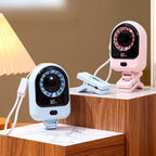 Portable Table Fan with LCD Display USB Charging Port Compact Lightweight for Home Office Travel