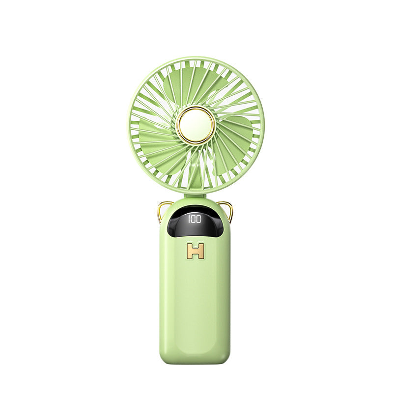 Portable Handheld Fan Rechargeable Battery Compact Lightweight with Multiple Speeds