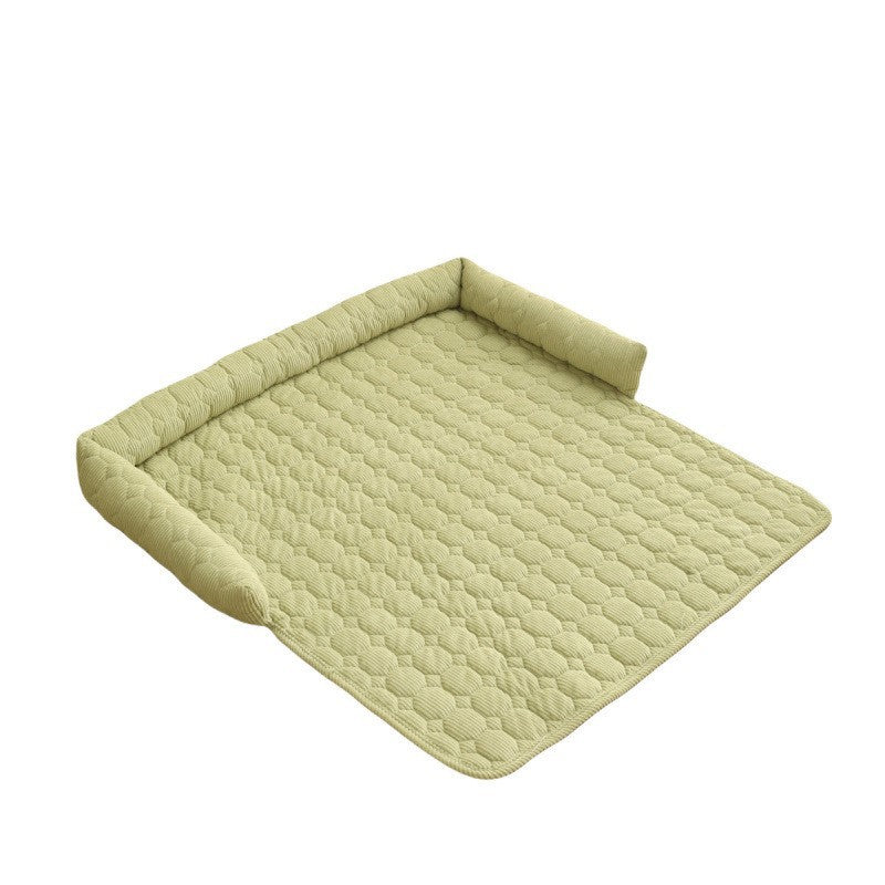 Comfortable Platform Mat with Raised Edges Soft Padded Floor Cushion for Home and Outdoor Use