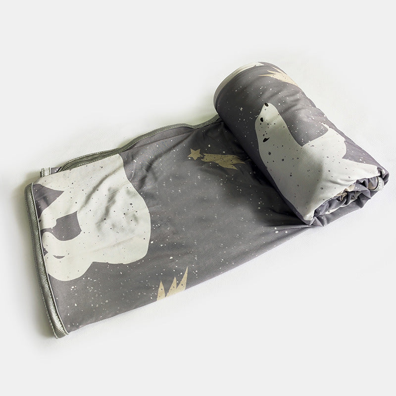 Foldable Picnic Blanket Water-Resistant Outdoor Blanket with Underwater Design Large Size