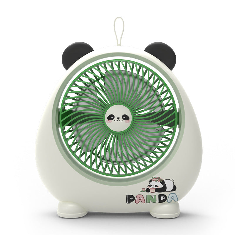 Women's Table Fan Portable Quiet Panda Design Decorative Cooling Fan