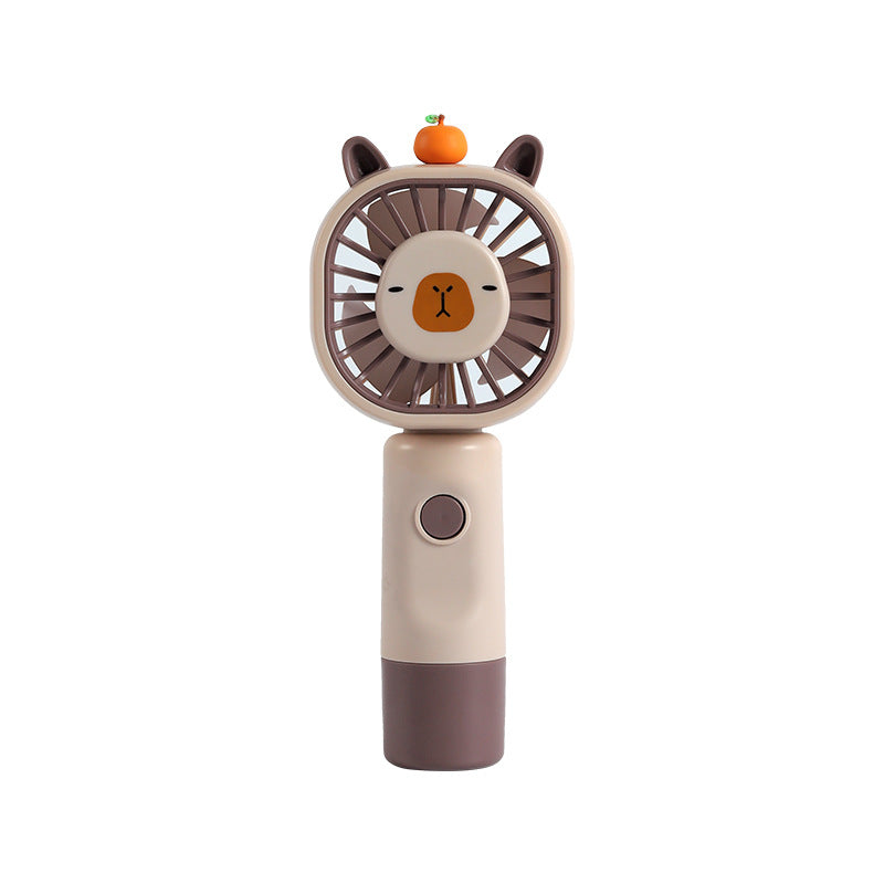 Portable Hand Fan Lightweight Cute Animal Design Battery Operated