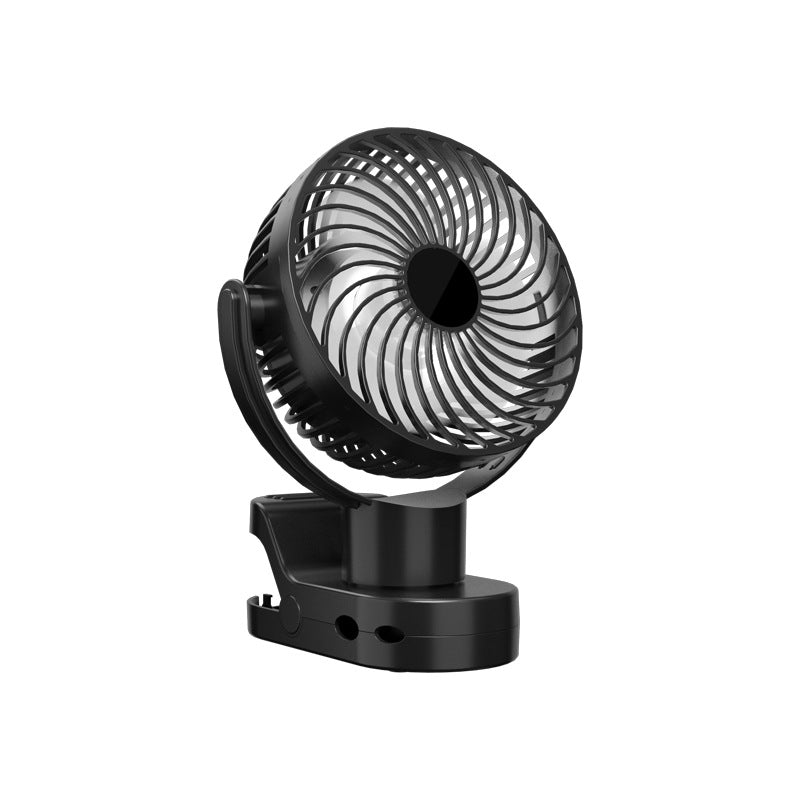Portable Clip Fan USB Powered Adjustable Speed Quiet Operation for Home Office Outdoor Use