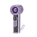 Harrow Portable Digital Mini Handheld Fan Rechargeable Lightweight Compact