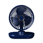 Adjustable Mini Desk Fan Compact Quiet Portable Cooling Personal Fan for Home Office