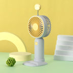 Portable Handheld Fan USB Powered Lightweight Quiet Operation Cute Animal Design