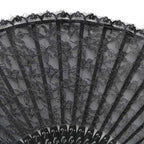 Women Lace Fan Elegant Foldable Handheld Accessory for Special Occasions
