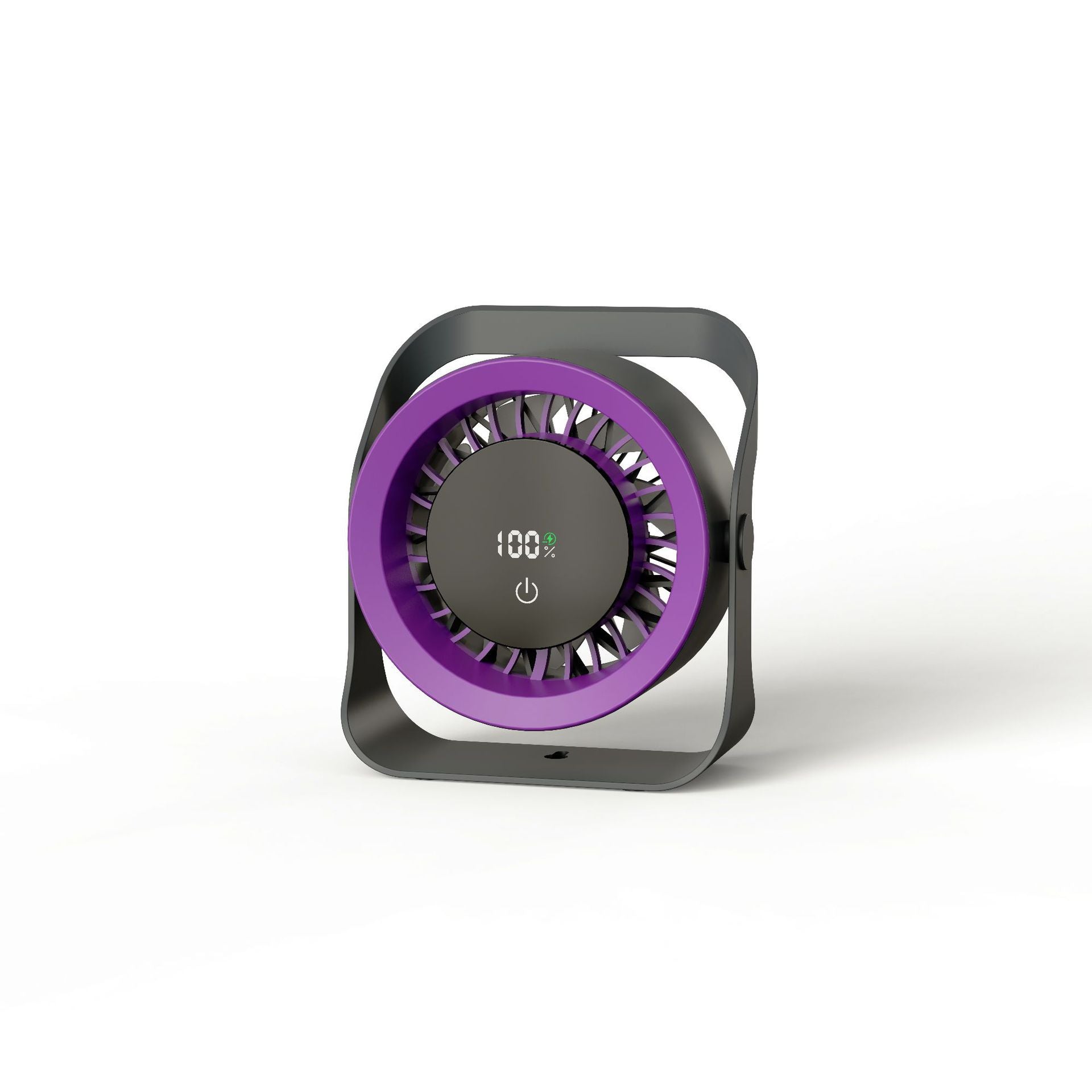 Portable Digital Fan with LED Display Quiet Operation Variable Speeds Lightweight Compact Design