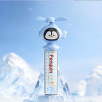 Rechargeable Portable Handheld Fan with Soft Blades and Cute Animal Head Design