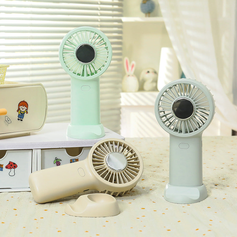 Portable Hand Fan for Women with Powerful Battery and Touch Control Compact Lightweight Handheld Fan