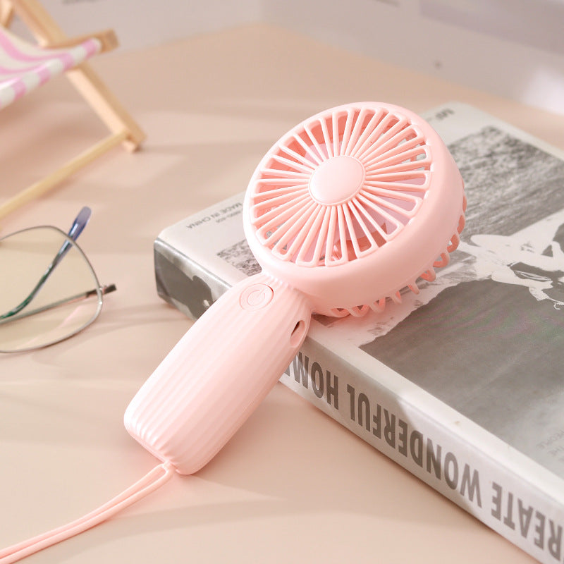 Portable USB Mini Fan with Ergonomic Handle Lightweight Quiet Personal Cooler