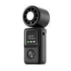 Handheld Fan Portable Compact with Digital Display Multiple Speeds Long Battery Life