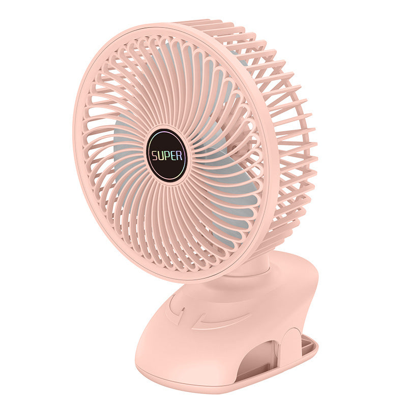 Mini Table Fan Compact Quiet Adjustable Speeds Portable Desk Fan