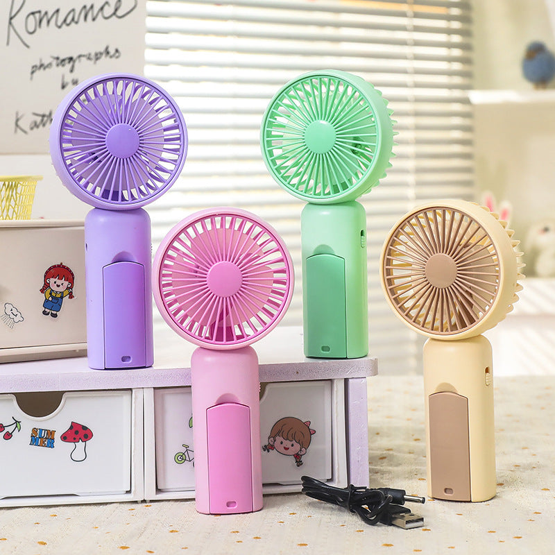 Portable Mini Handheld Fan USB Rechargeable Quiet Operation Ergonomic Design Adjustable Rotation