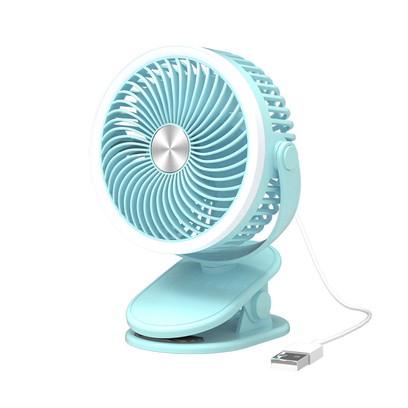 Portable Clip Fan with Adjustable Head Quiet Operation Compact Design