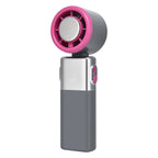 Portable Rechargeable Mini Fan Compact Lightweight Adjustable Speed with LED Temperature Display