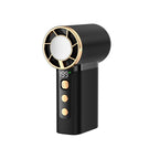 Men's Portable Handheld Fan Compact Lightweight Adjustable Speed Water-Resistant