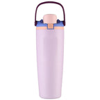 Stainless Steel Vacuum Insulated Water Bottle Double-Walled Leak-Proof with Carry Handle