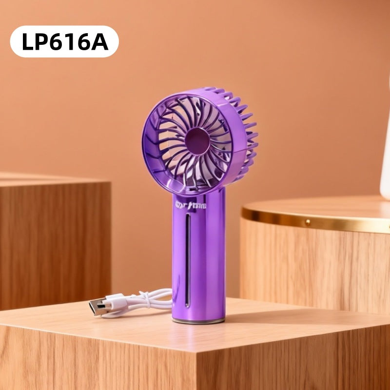 Portable Handheld Fan USB Rechargeable Lightweight High-Performance Personal Cooling Fan for Women