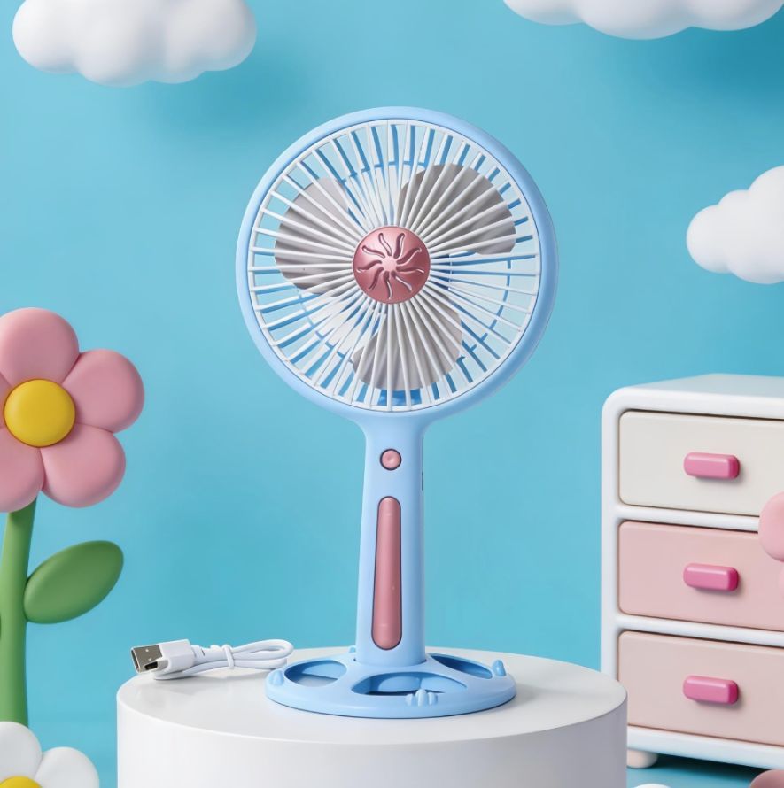Harrow Portable USB Fan Lightweight Compact Rechargeable Personal Cooler