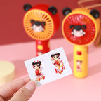 Ladies Portable Handheld Fan Lightweight Quiet Operation Creative Design for Travel and Outdoor Use