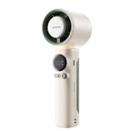 Portable Mini Fan USB Rechargeable Compact Personal Fan with Multiple Speeds and Temperature Display