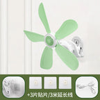 Unisex Wall Fan Quiet Operation Space-Saving Mountable Aerodynamic Blades