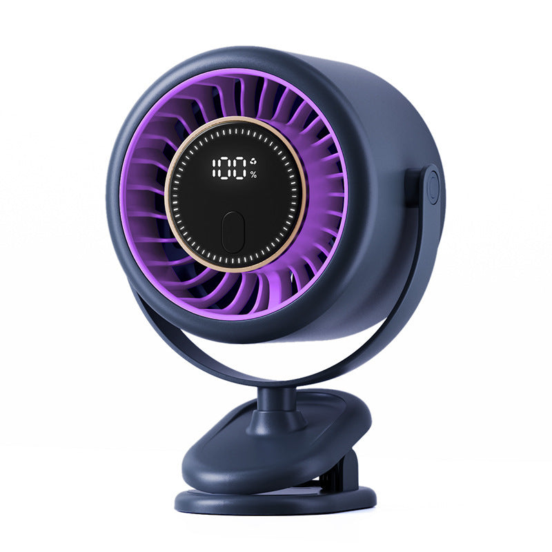Harrow Portable Handheld Fan with Digital Speed Display Lightweight Ergonomic Design