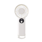Portable Mini Fan Rechargeable Cordless Lightweight Personal Handheld Fan with Digital Display and Multiple Speeds