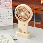 Portable USB Fan for Women Compact Desk Handheld Cooling Fan with Powerful Airflow and Stylish Design
