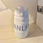 Ladies Insulated Stainless Steel Water Bottle With Leak-Proof Safety Closure Black White